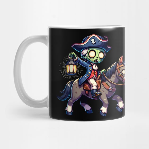 Zombie Paul Revere's Ride by HolidayBug
